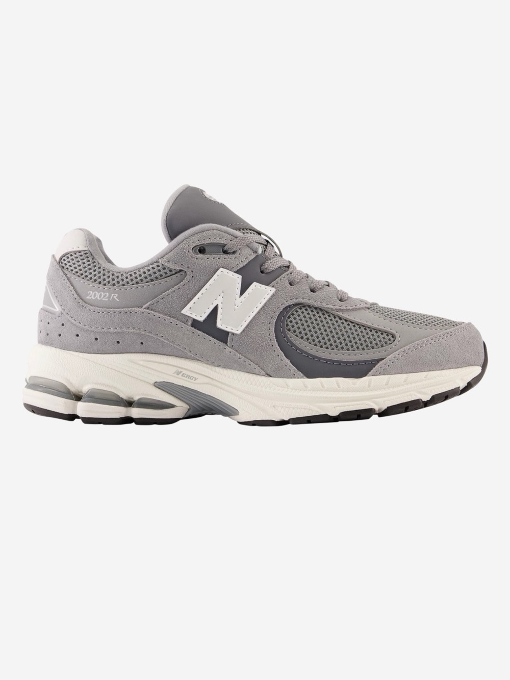 New Balance Grey and White 2002R Athletic Sneaker
